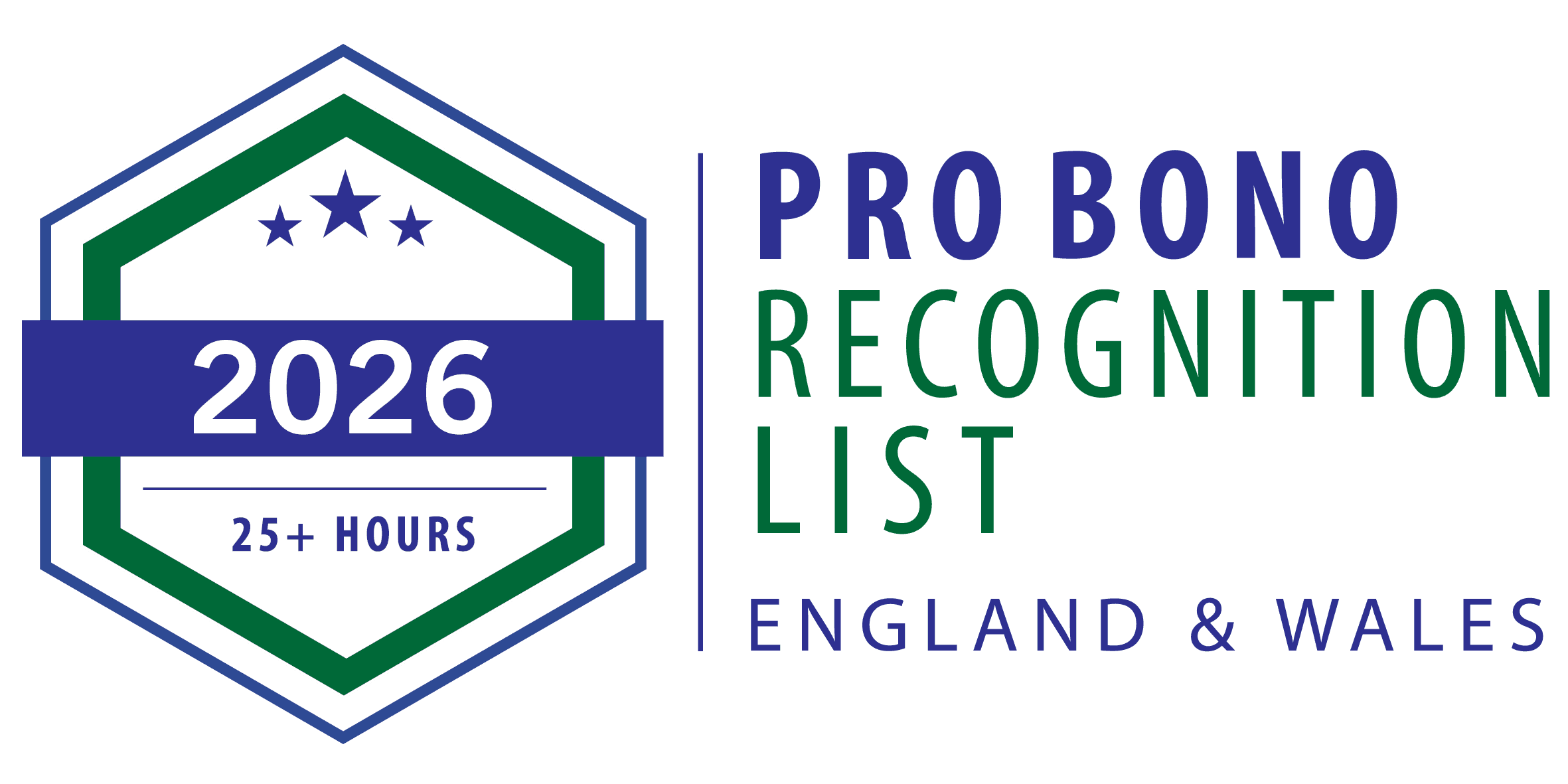 Pro bono recognition list 2026