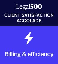 Legal 500 Billing and Effiency Logo