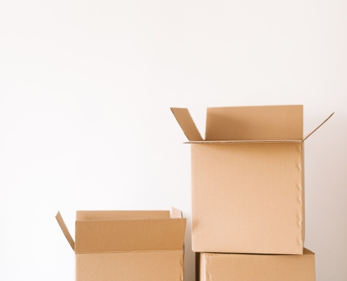 3 Cardboard Boxes