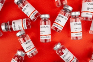 Group of vaccine bottles